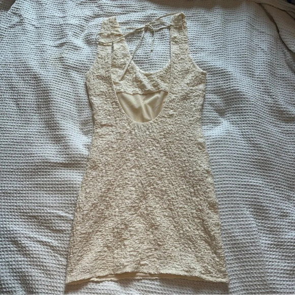L'Academie Gianna Mini Dress in Ivory size small - Picture 8 of 8